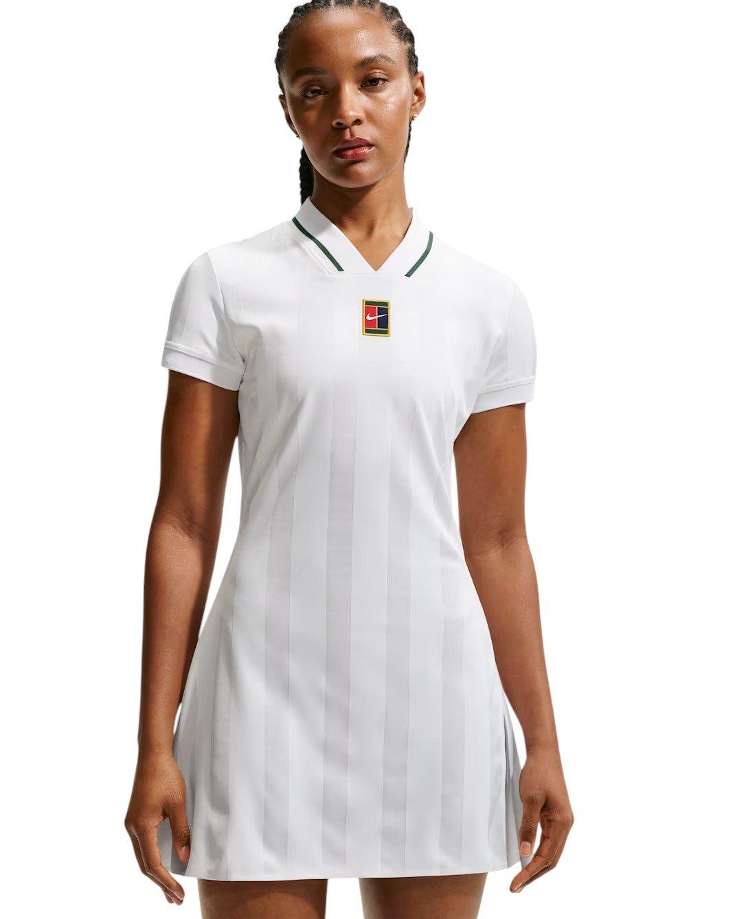 Nike Women's Court Slam Dri-FIT Tennis Dress - White - WHITE